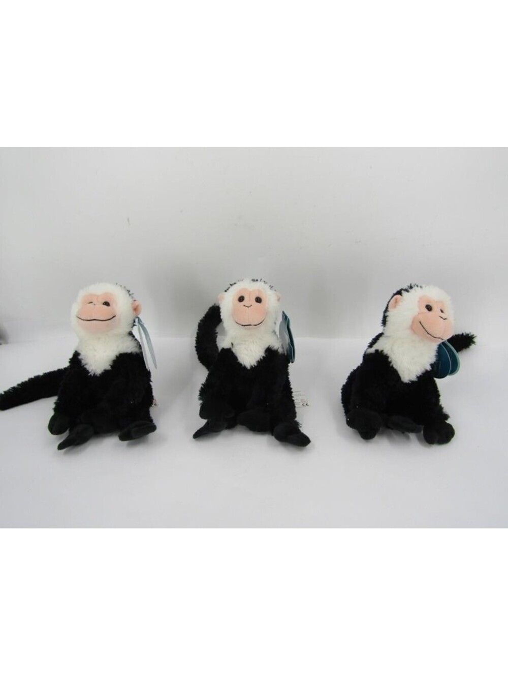 Starbucks Capuchin Monkey Plush Lot 3 NWT 2007 Conservation 8 inch New